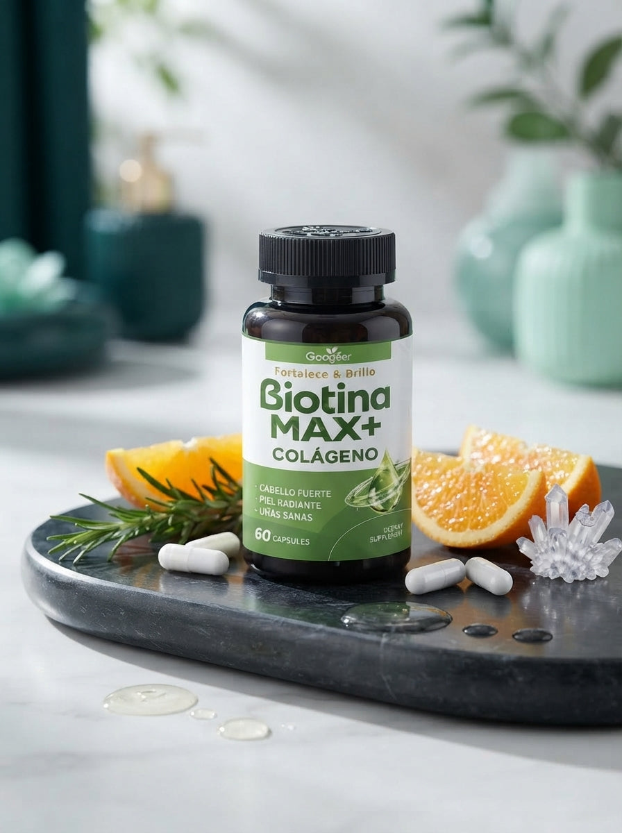 Biotina Colágeno Pelo Piel Uñas - premium-split-layout